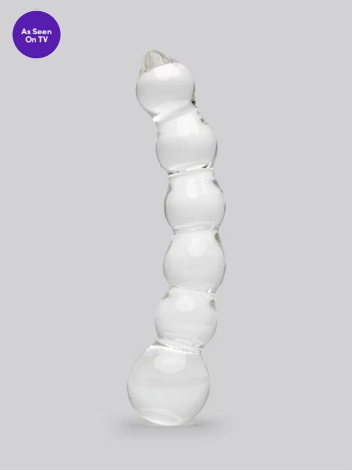 Lovehoney Beaded Sensual Glass Dildo 7 Inch